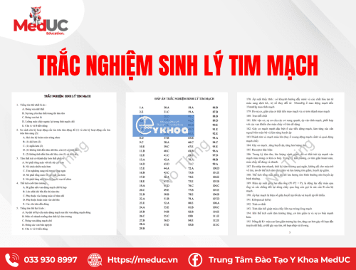 Trắc nghiệm sinh lý tim mạch