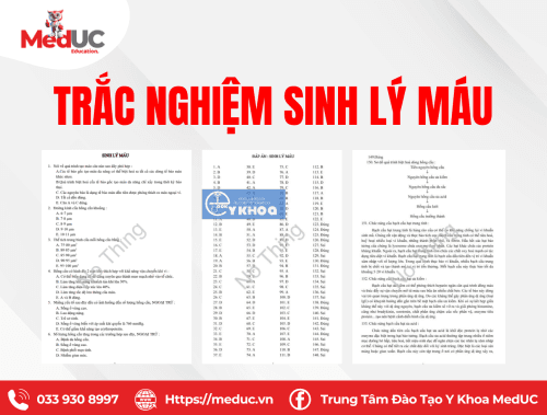 Trắc nghiệm sinh lý máu chi tiết